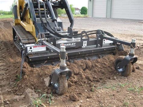 skid steer harley rake rental near me|skidsteer landscape rake rental.